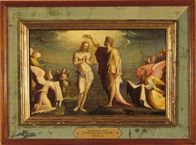 The Baptism of Christ by Domenico Beccafumi