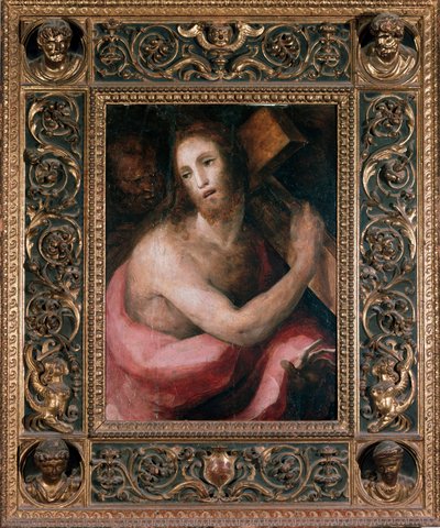 Ecce Homo. Christ Carrying the Cross by Domenico Beccafumi