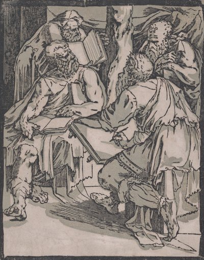 Four Doctors of the Church by Domenico Beccafumi