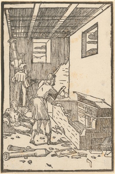 After the Failure, the Destroyed Furnace is Demolished, Plate 6 from the Series 