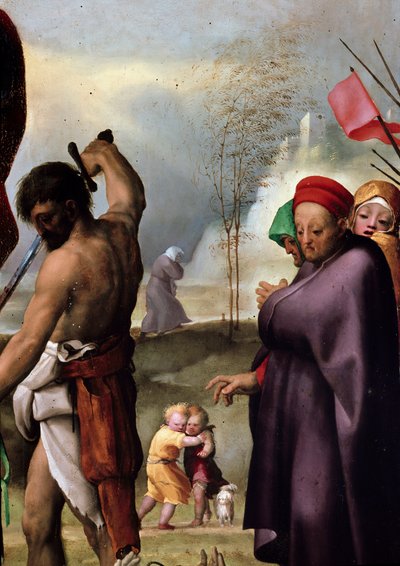 Saint Paul on Throne (detail) by Domenico Beccafumi