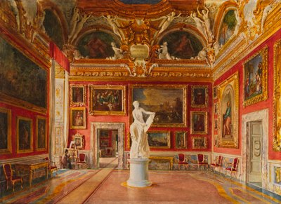 Sala di Giove at the Pitti Palace in Florence, 1875 by Domenico Caligo