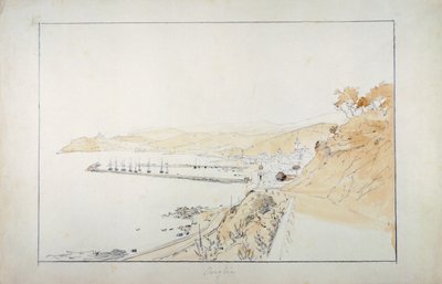 Porto Maurizio seen from Oneglia by Domenico Cambiaso