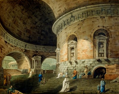 Stage Design for a Theatre Play by Domenico Corsini