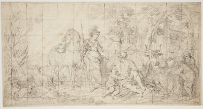 Erminia and the Shepherds by Domenico Corvi