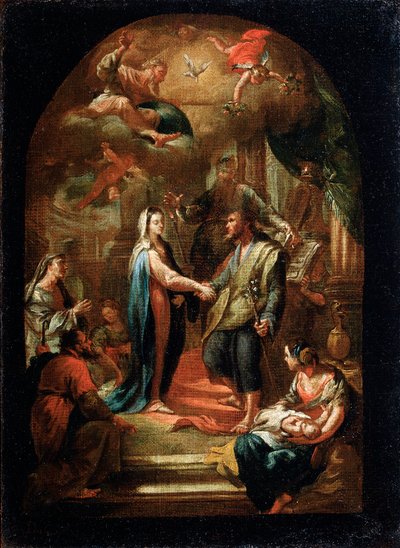 The Marriage of Mary and Joseph, 18th or Early 19th Century by Domenico Corvi