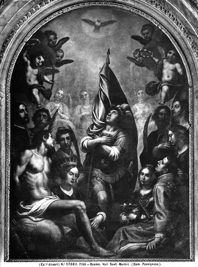 The Martyr-Saints in Adoration of the Holy Spirit by Domenico Cresti