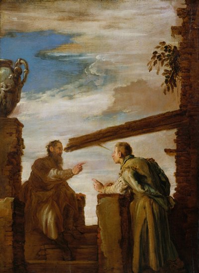 The Parable of the Mote and the Beam by Domenico Fetti or Feti
