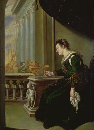 Artemisia grieving over Mausolus by Domenico Fetti or Feti