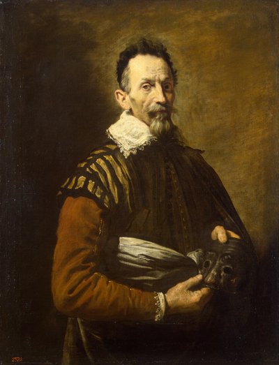 Portrait of an Actor by Domenico Fetti or Feti