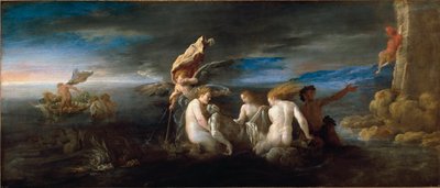 The Lovers Hero and Leandre by Domenico Fetti or Feti