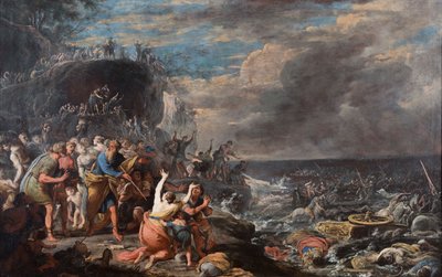 The Israelites Crossing of the Red Sea by Domenico Gargiulo