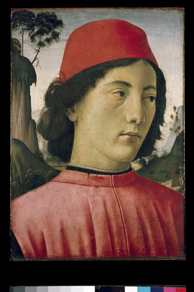 Portrait of a Young Man, 15th Century by Domenico Ghirlandaio