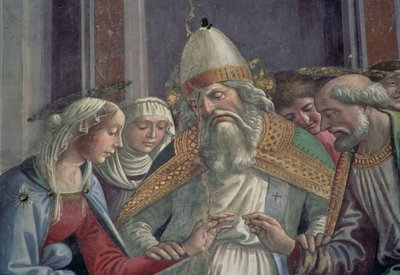 Receiving the Ring by Domenico Ghirlandaio