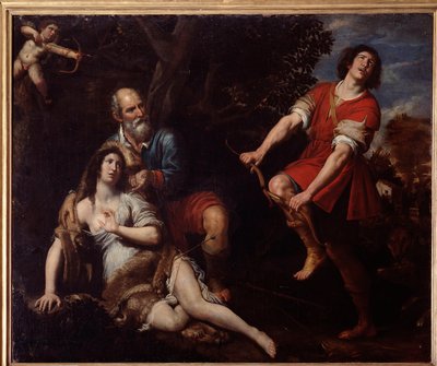 Sylvio and Dorinda, from The Faithful Shepherd by Domenico Il Sarzana Fiasella