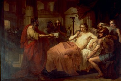 Alexander the Great and his Physician Philip by Domenico Induno