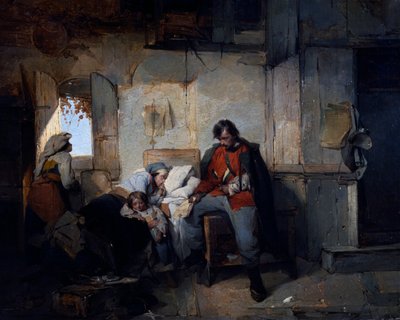 Return of Injured Soldier by Domenico Induno
