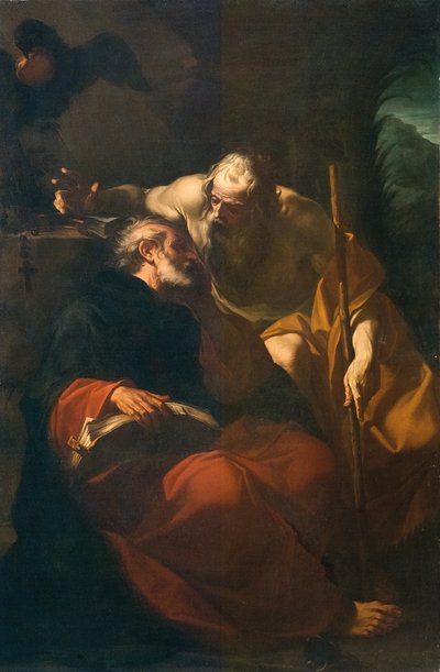 St. Benedict and a Hermit by Domenico Maria Viani