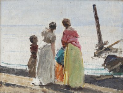Figures on the Beach by Domenico Morelli