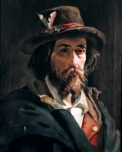 Portrait of Francesco Nullo by Domenico Morelli