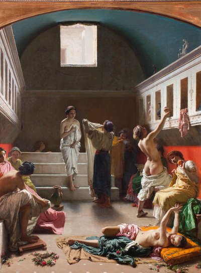The Baths of Pompeii by Domenico Morelli