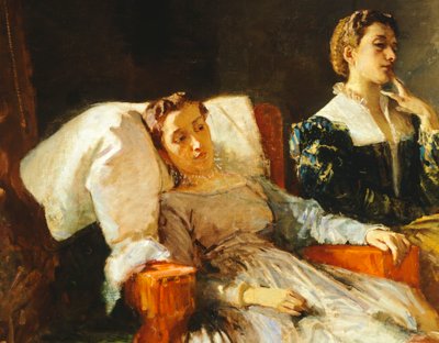 Torquato Tasso reading Liberated Jerusalem to Eleonora d