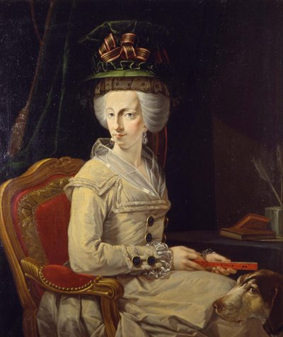 Portrait of Maria Amalia of Austria 1746-1804, Duchess of Parma by Domenico Muzzi