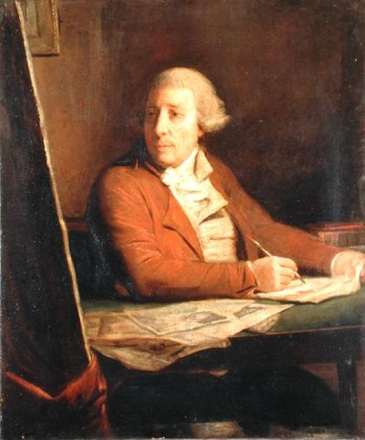 Portrait of Francesco Bartolozzi (1727-1815) by Domenico Pellegrini