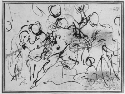 St. Sebastian Cared for by Women or The Death of Adonis by Domenico Piola