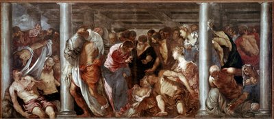 Christ Hears the Paralytic by Domenico Robusti Tintoretto