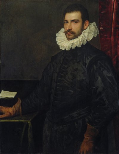 Portrait of a Young Man by Domenico Robusti Tintoretto