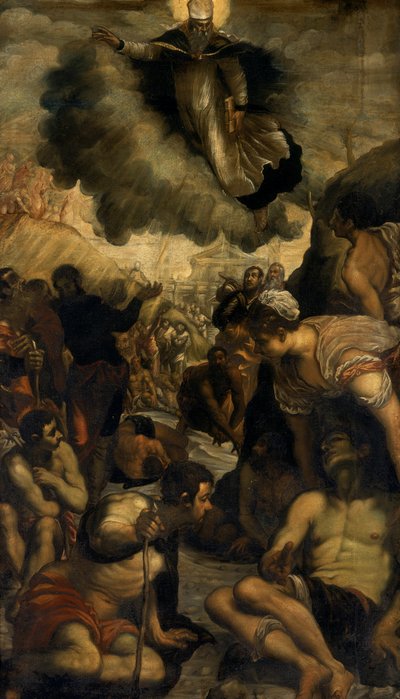 Saint Augustine Healing the Crippled, c.1549 by Domenico Robusti Tintoretto