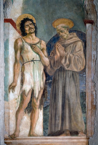 Saint John the Baptist and St. Francis of Assisi by Domenico Veneziano