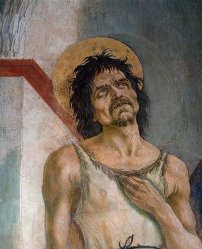 St John the Baptist and St Francis of Assisi (Detail) by Domenico Veneziano