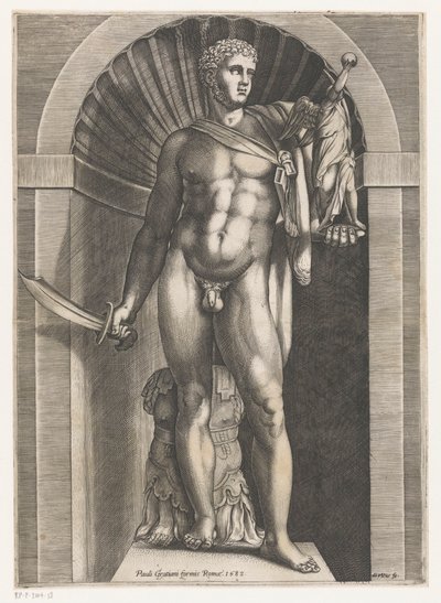 Sculpture of a Warrior by Domenico Vito