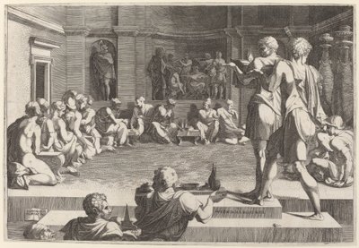 The Banquet of Alexander the Great by Domenico del Barbiere after Francesco Primaticcio