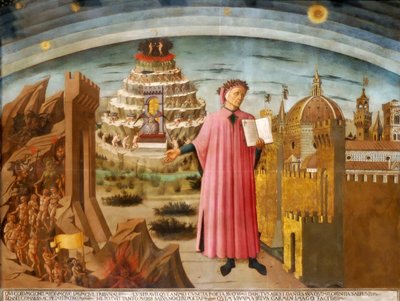Dante and the Divine Comedy The Comedy Illuminating Florence by Domenico di Michelino