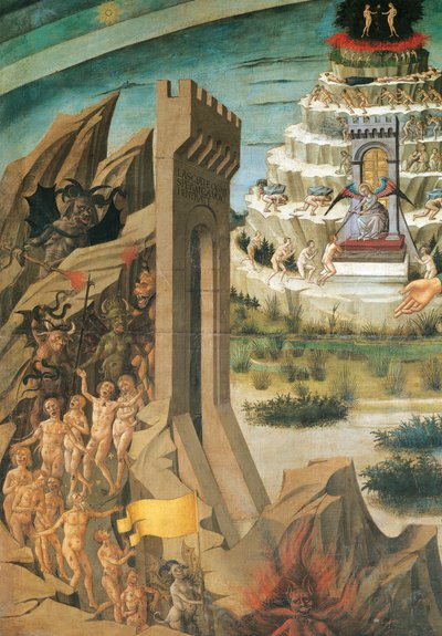 Figures of damned, (detail) by Domenico di Michelino