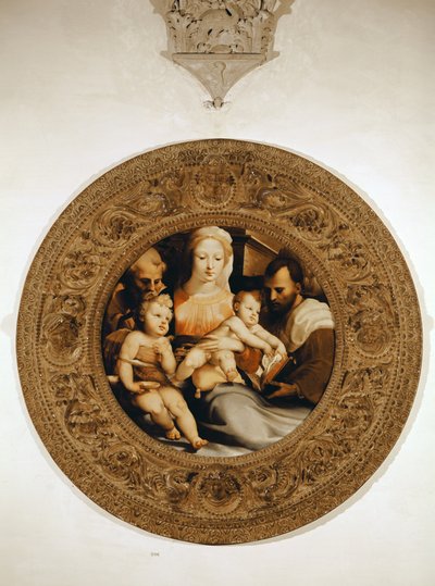 The Holy Family and St. John the Baptist by Domenico di Pace Beccafumi  