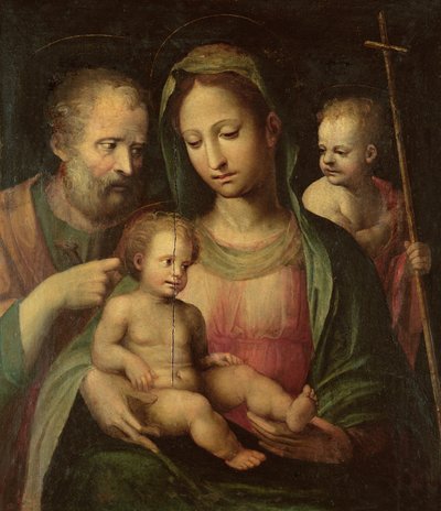 The Holy Family with Saint John by Domenico di Pace Beccafumi  