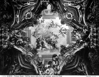 Allegory of Autumn, on the Vault of the Autumn Room by Domenico the Elder Piola