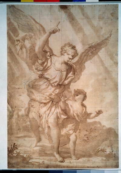 Guardian Angel by Domenico the Elder Piola