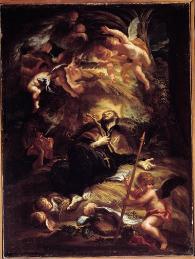 The Death of Saint Francis Xavier by Domenico the Elder Piola
