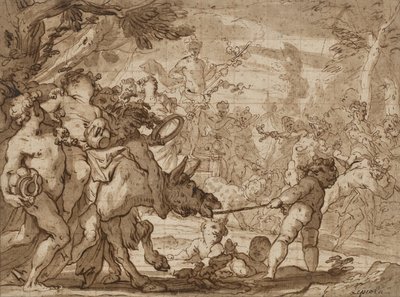 The Triumph of Bacchus, c.1642-1703 by Domenico the Elder Piola