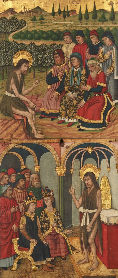 Panel of Saint John the Baptist with Scenes from His Life, 1464-1507 by Domingo Ram
