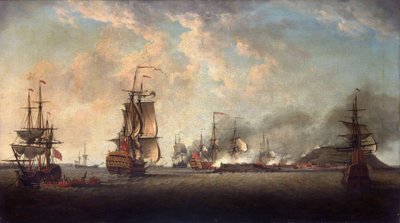 British Attack on the Fortress of Goree, 29 December 1758, off Dakar by Dominic Serres