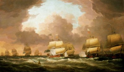 The Battle of Quiberon Bay, 20 November 1759 by Dominic Serres