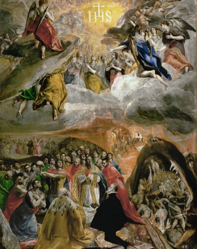 Adoration of the Holy Name of Jesus by Dominico El Greco