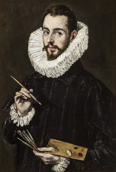 Portrait of Jorge Manuel Theotokopoulos by Dominico El Greco