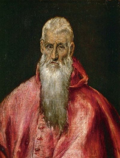 Saint Jerome as Cardinal by Dominico El Greco